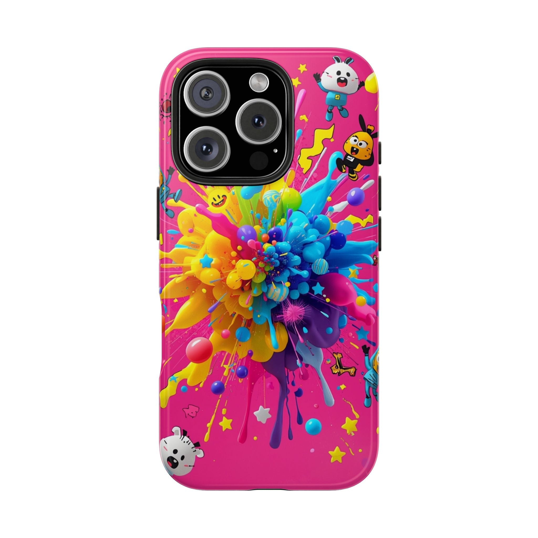 Color Splash Cartoon Aesthetic (Tough Phone Cases)