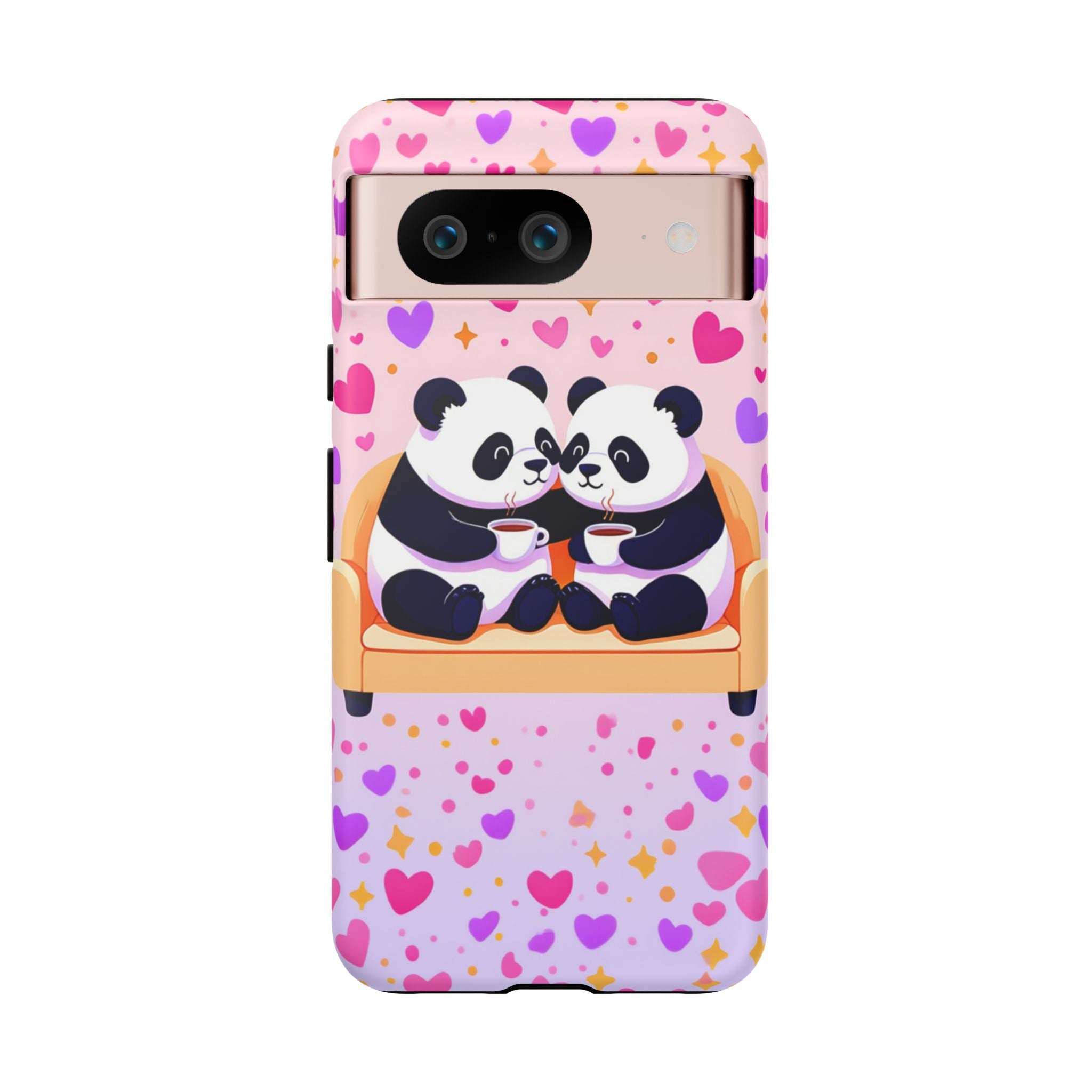 Custom Panda Phone Case - Funny Panda Mode Quote - Protective Aesthetic iPhone 16 15 14 Pro Max Case - Samsung Galaxy Tough Cover