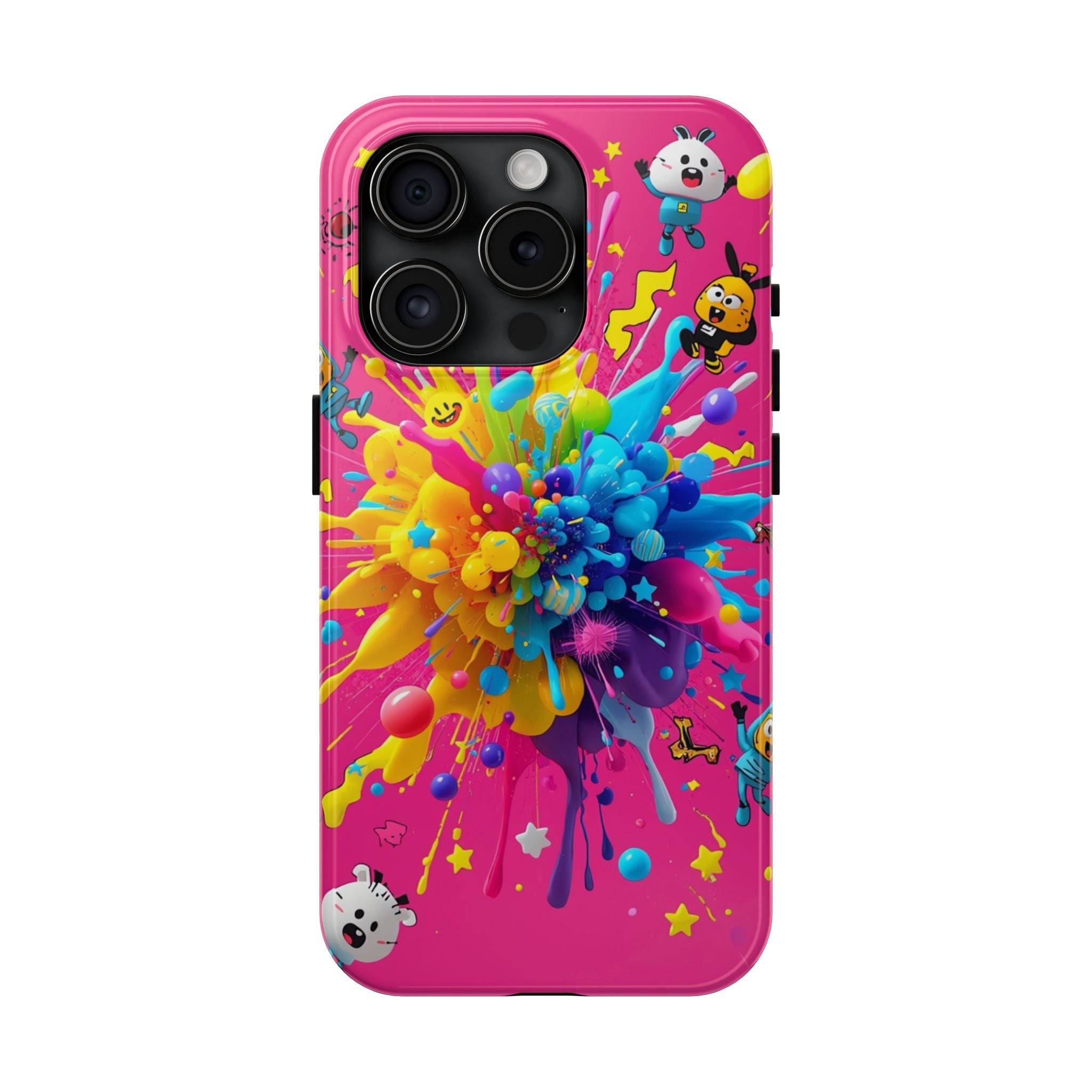 Color Splash Cartoon Aesthetic (Tough Phone Cases)