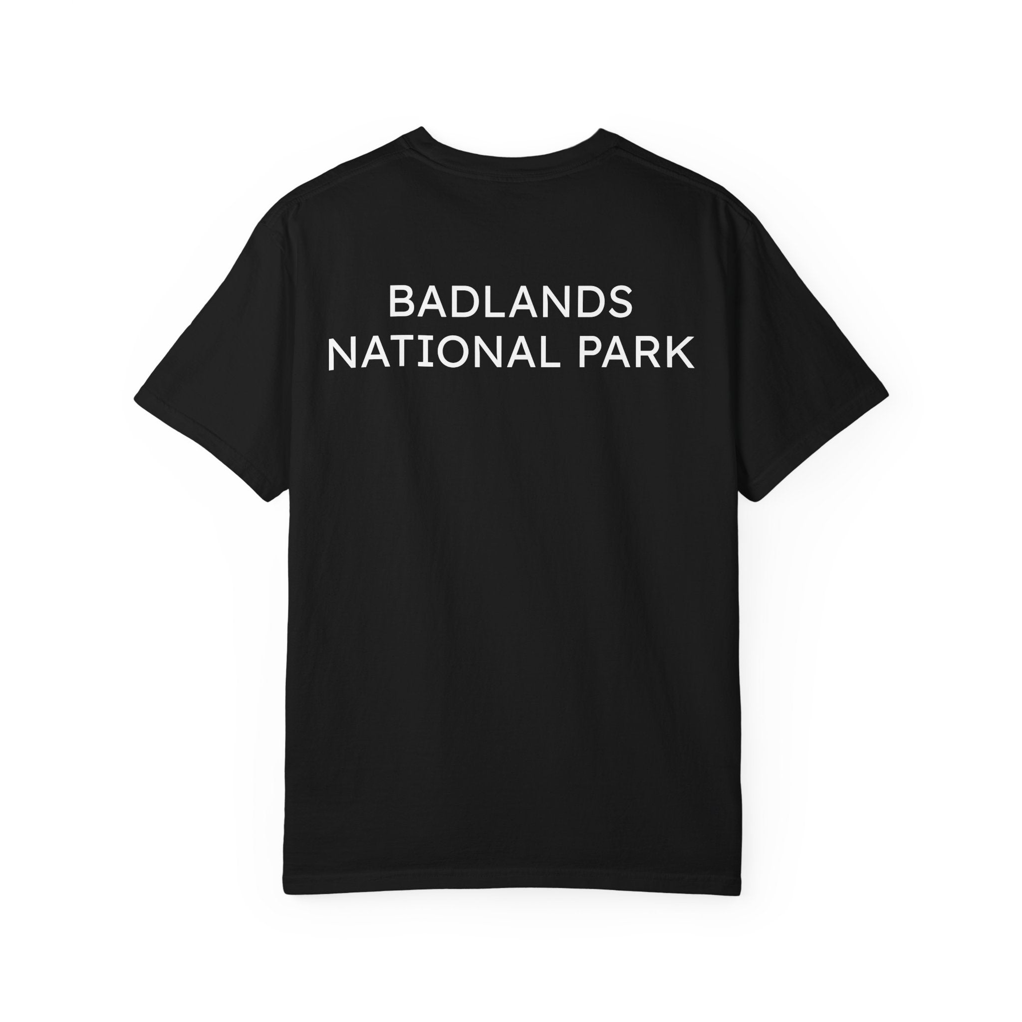 Badlands National Park T-Shirt – Find Your Horizon Aesthetic Desert Tee, Cute Sunset Graphic Unisex Garment-Dyed Shirt