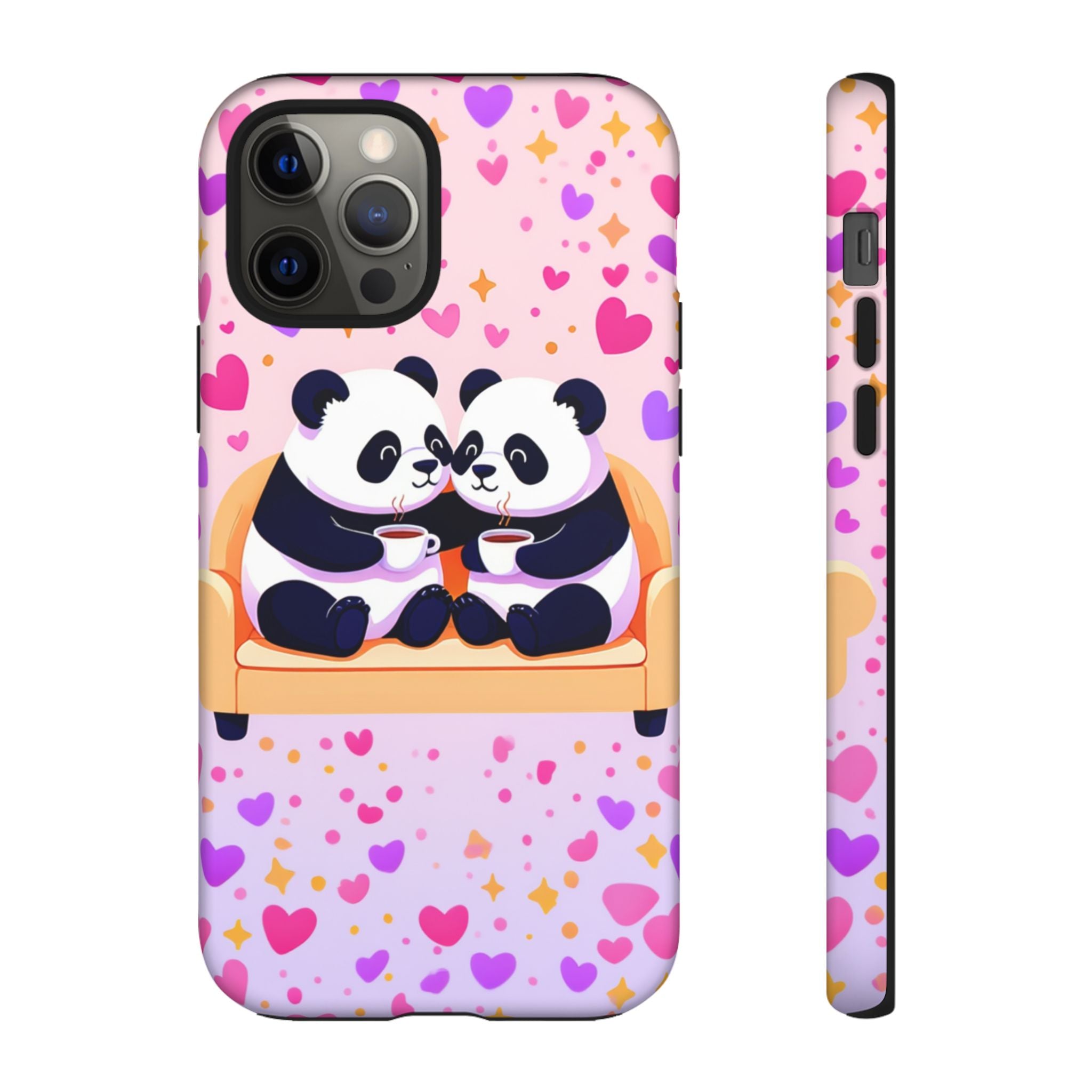 Custom Panda Phone Case - Funny Panda Mode Quote - Protective Aesthetic iPhone 16 15 14 Pro Max Case - Samsung Galaxy Tough Cover