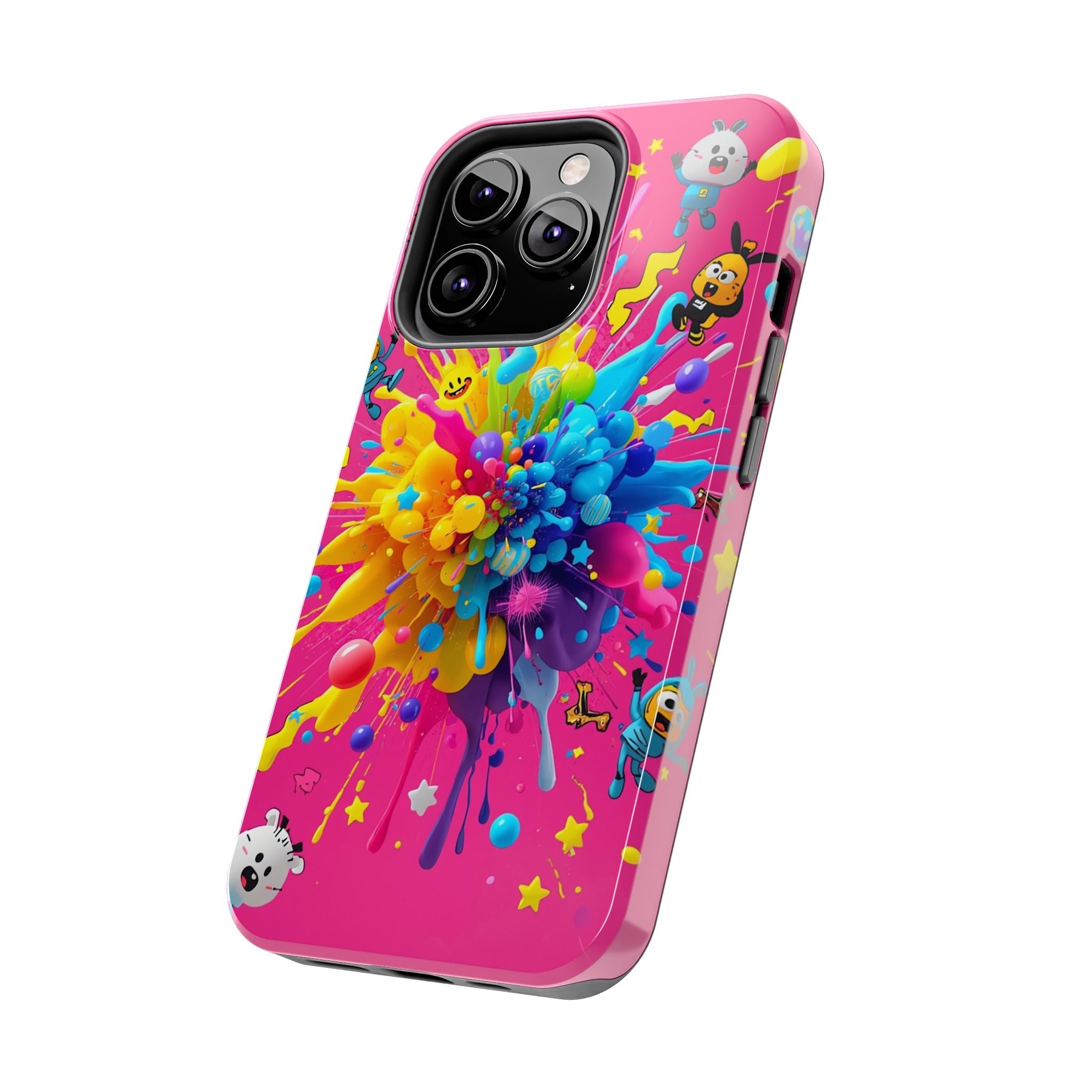 Color Splash Cartoon Aesthetic (Tough Phone Cases)