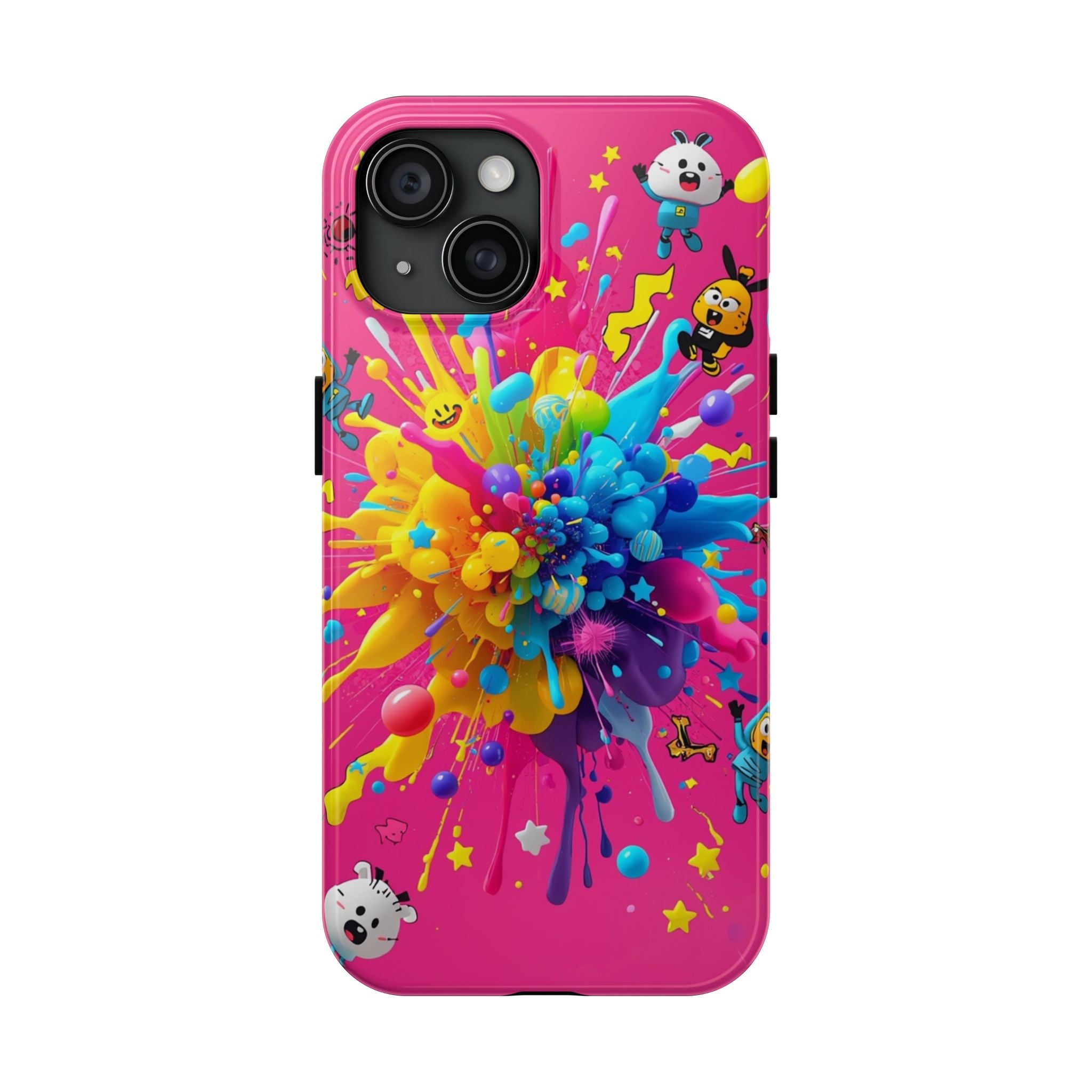 Color Splash Cartoon Aesthetic (Tough Phone Cases)