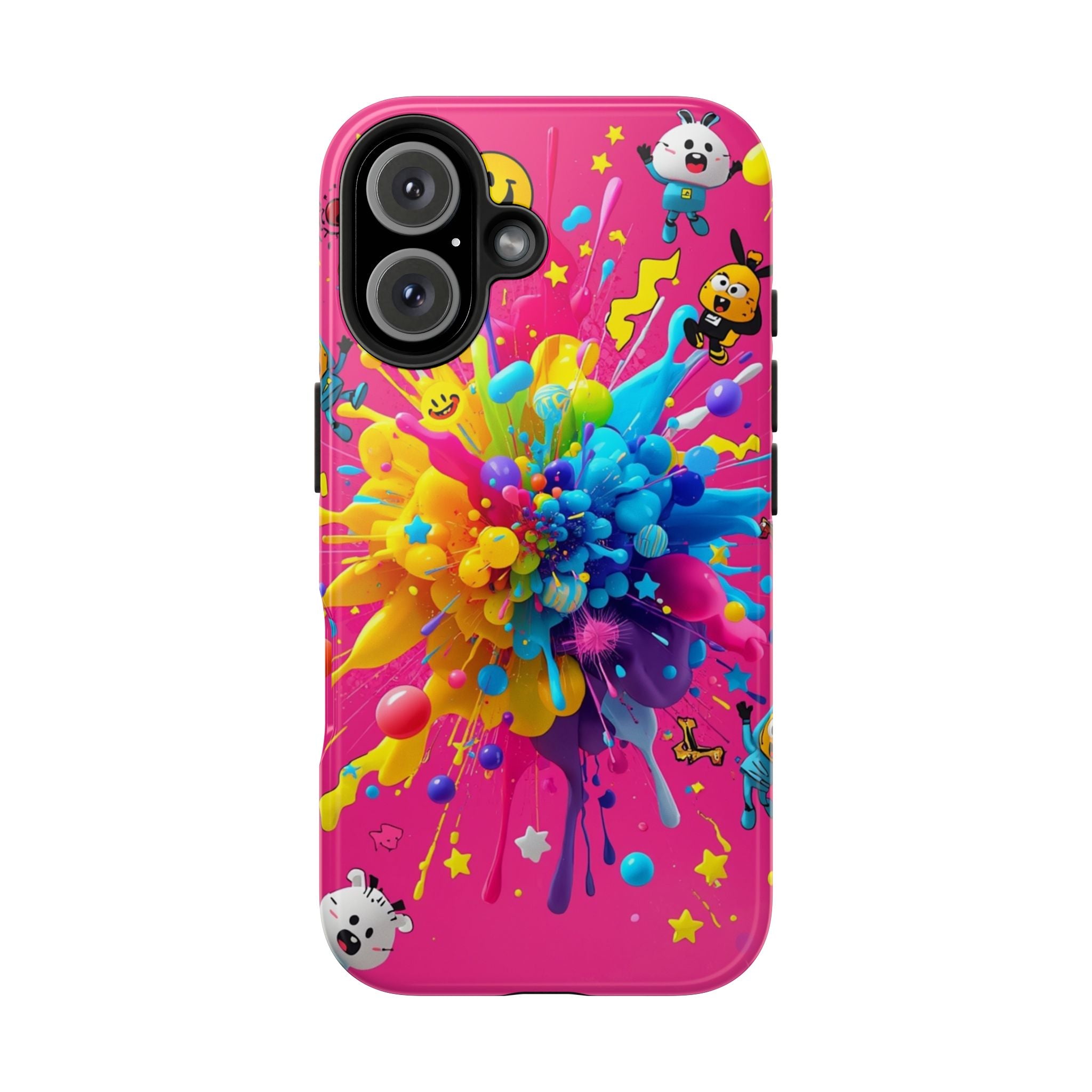 Color Splash Cartoon Aesthetic (Tough Phone Cases)