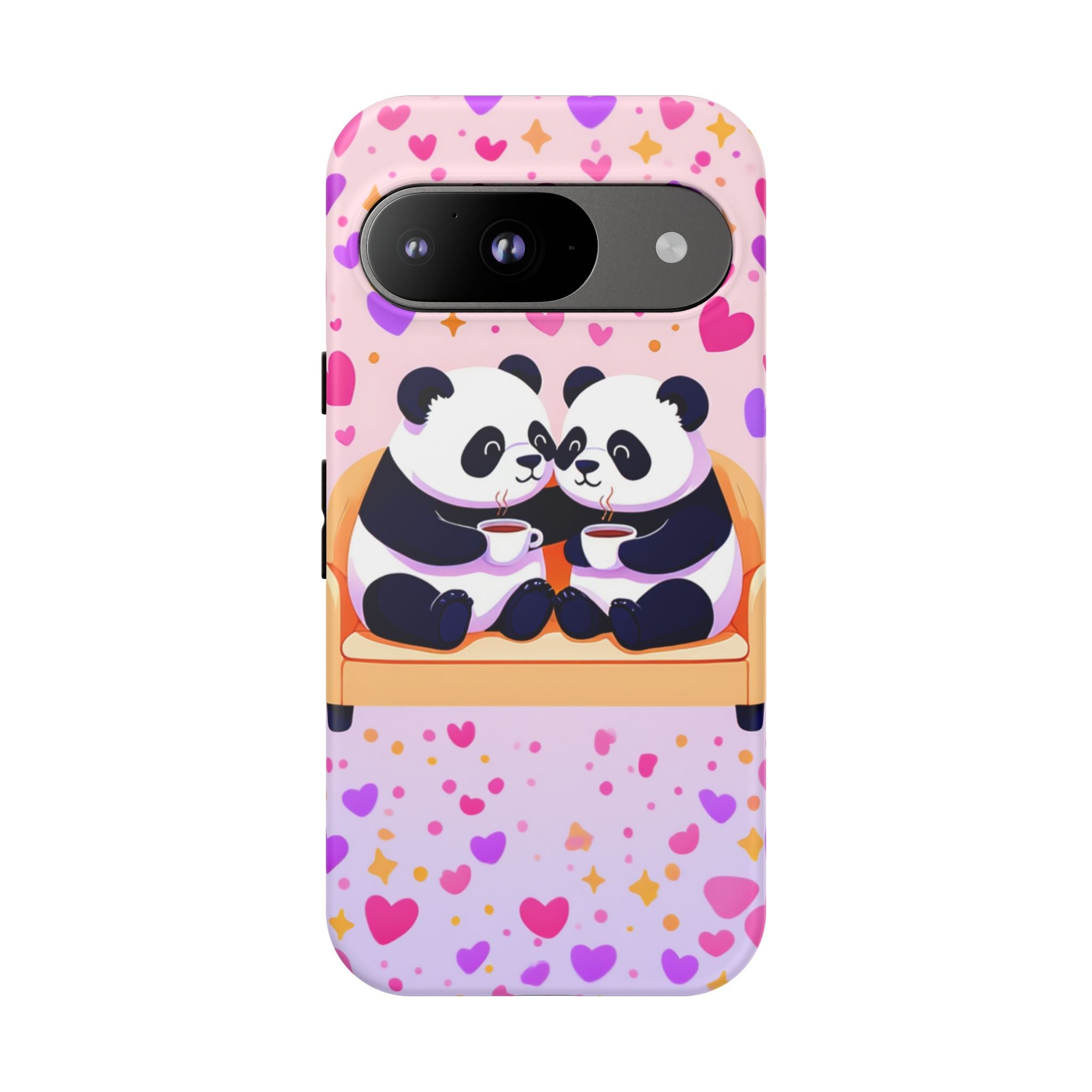 Custom Panda Phone Case - Funny Panda Mode Quote - Protective Aesthetic iPhone 16 15 14 Pro Max Case - Samsung Galaxy Tough Cover
