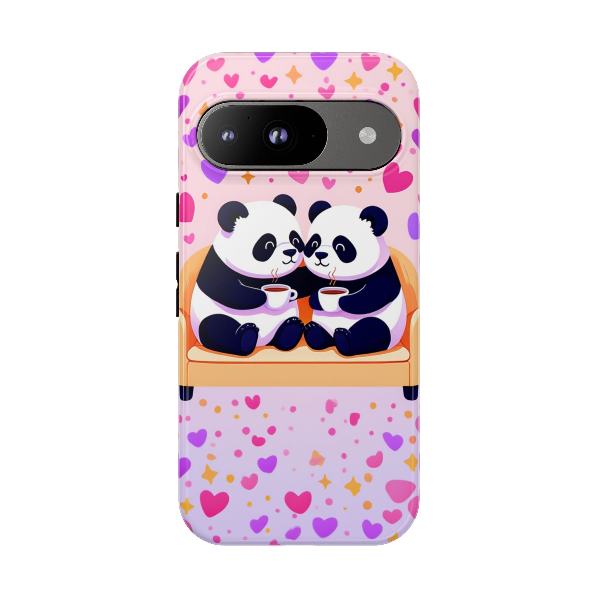 Custom Panda Phone Case - Funny Panda Mode Quote - Protective Aesthetic iPhone 16 15 14 Pro Max Case - Samsung Galaxy Tough Cover