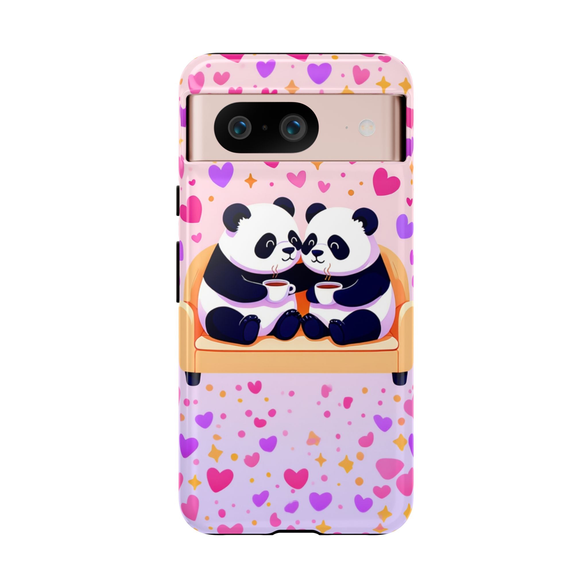 Custom Panda Phone Case - Funny Panda Mode Quote - Protective Aesthetic iPhone 16 15 14 Pro Max Case - Samsung Galaxy Tough Cover
