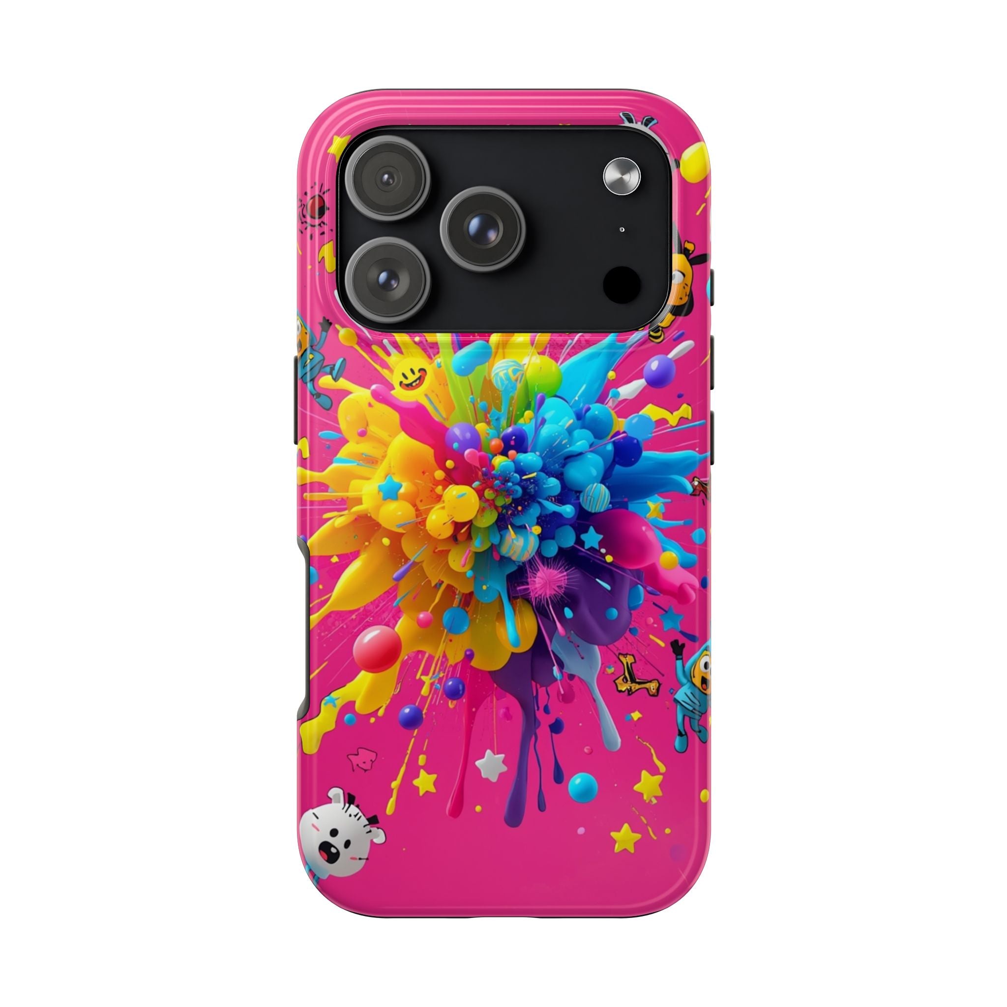 Color Splash Cartoon Aesthetic (Tough Phone Cases)