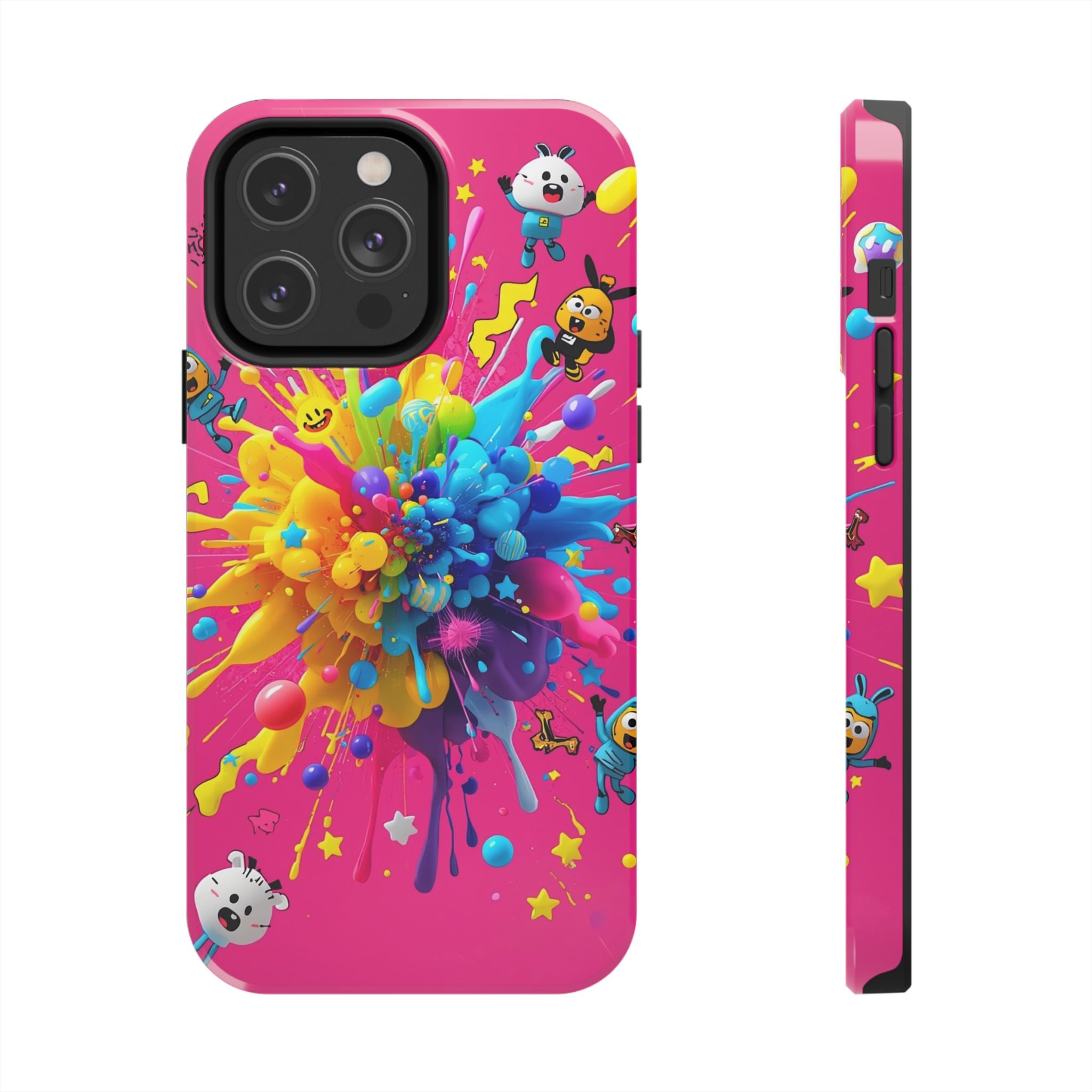 Color Splash Cartoon Aesthetic (Tough Phone Cases)